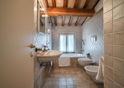 Bagno Privato con Doccia in Country House Assisana